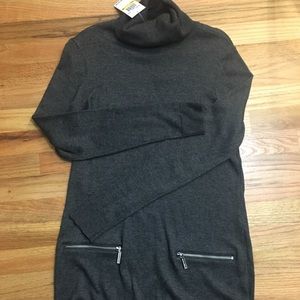 NWT Michael Kors Gray long light sweater